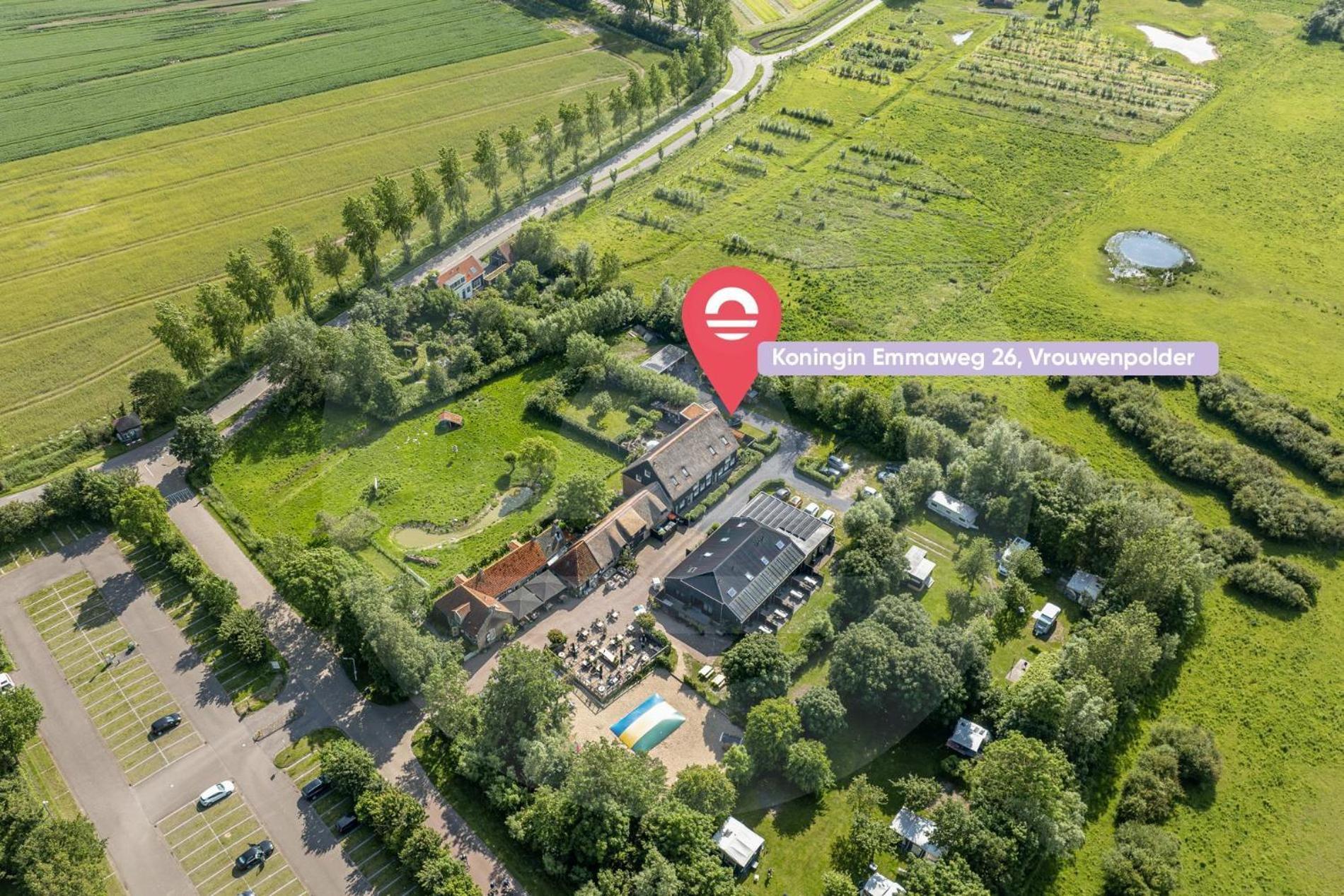 Vakantiewoning - Kon. Emmaweg 26 | Vrouwenpolder 'Uitspanning Oranjezon' Kültér fotó