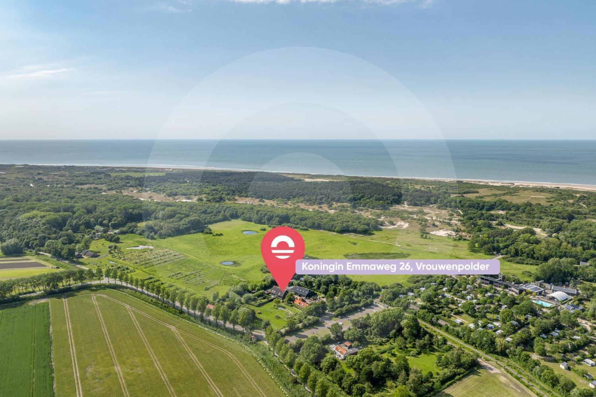 Vakantiewoning - Kon. Emmaweg 26 | Vrouwenpolder 'Uitspanning Oranjezon' Kültér fotó